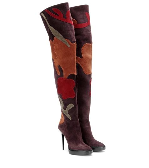 burberry allison over the knee boot|Burberry Over.